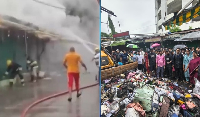Bhubaneswar Market Building fire