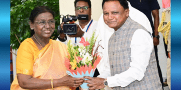 President Murmu Arrives in Rairangpur After Weather Delay