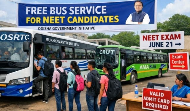 Free bus service for NEET candidates