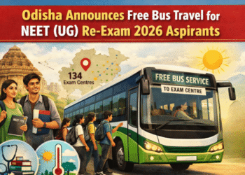 Odisha free bus travel NEET re-exam