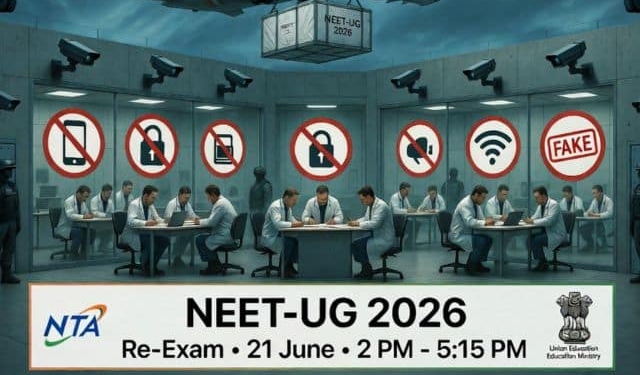NEET re-exam 2026 security