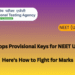 NEET UG 2026 provisional answer key challenge