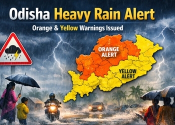 Heavy rain alert in Odisha