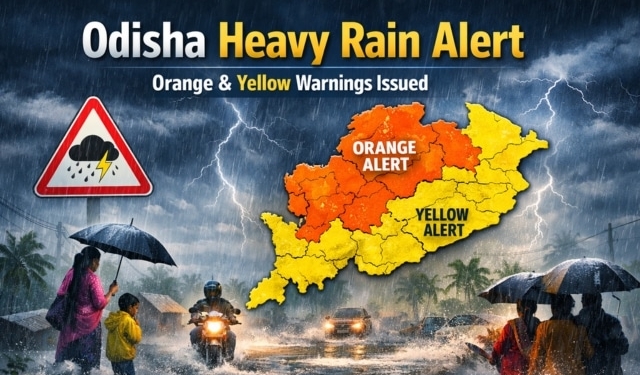 Heavy rain alert in Odisha