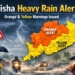 Heavy rain alert in Odisha