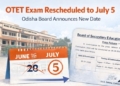 OTET exam rescheduled