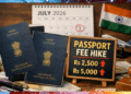 Passport fee hike India 2026