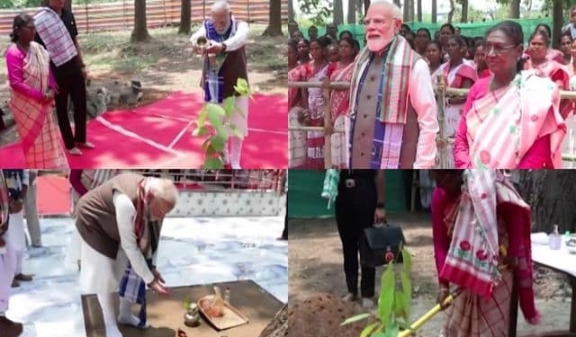 PM Modi in Pahadpur