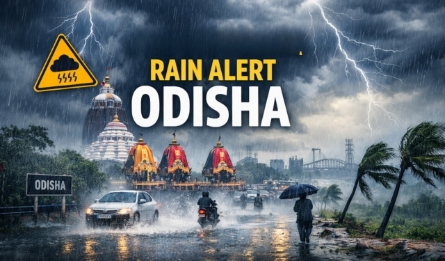 Pre-monsoon rain alert in Odisha