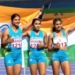 Indian women’s 4x100m relay team