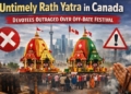 Untimely Rath Yatra in Canada