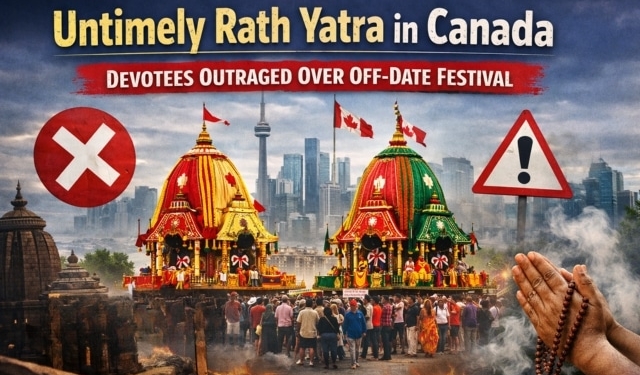 Untimely Rath Yatra in Canada
