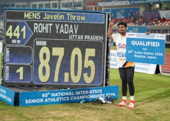 Rohit Yadav javelin throw