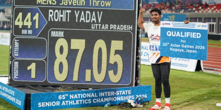 Rohit Yadav javelin throw
