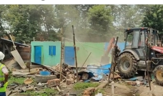 Rourkela railway bridge eviction drive