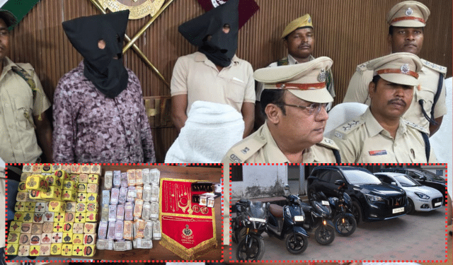 Rourkela police gambling raid