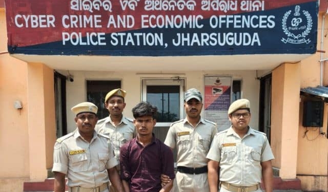 Jharsuguda cyber crime arrest