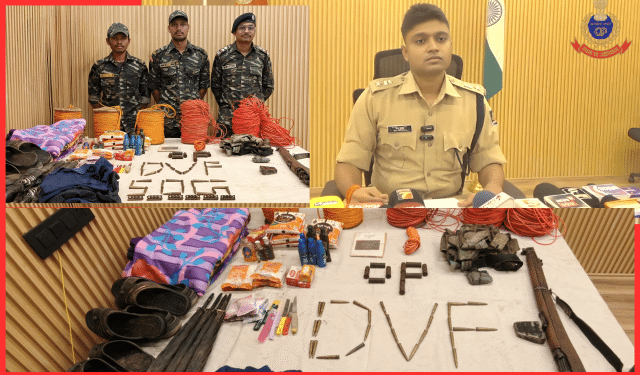 Rayagada police recover Maoist dump