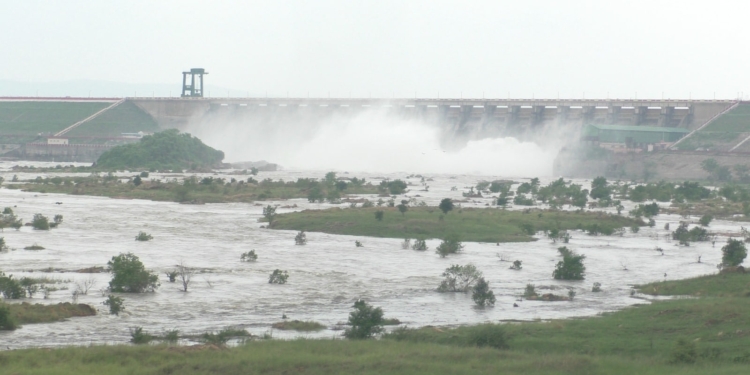 Hirakud Dam gates closure