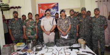 Maoist arms dump in Nuapada