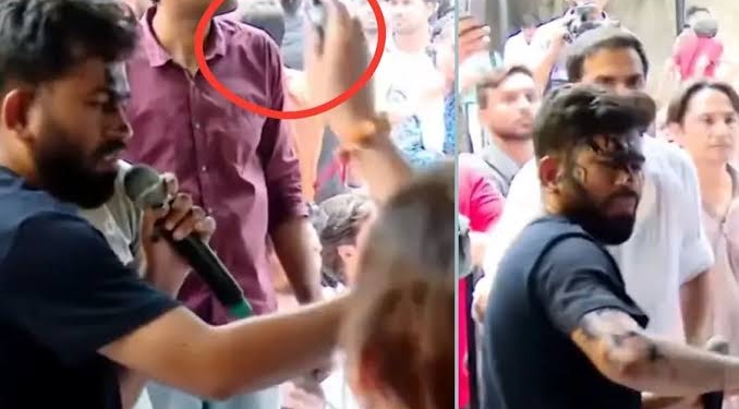 Ink Thrown at Abhijeet Dipke During Hunger Strike at Jantar Mantar After Sonam Wangchuk's Hospitalisation