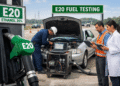 E20 fuel testing India