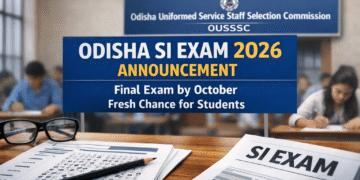 Odisha SI exam 2026