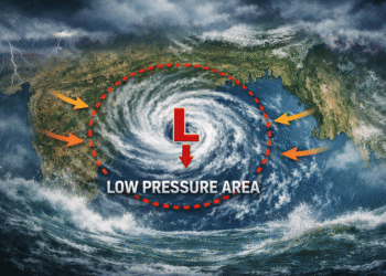 Fresh low pressure area