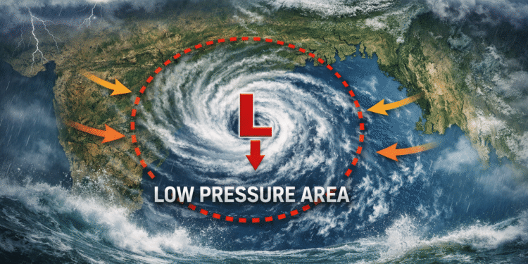 Fresh low pressure area