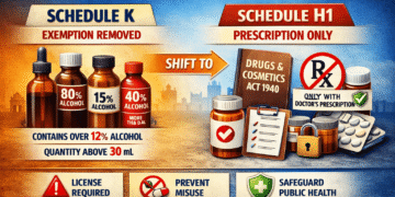 High alcohol drug formulations regulation