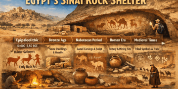 Egypt Sinai rock shelter discovery