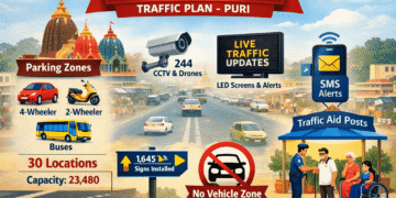 Rath Yatra 2026 traffic arrangements Puri
