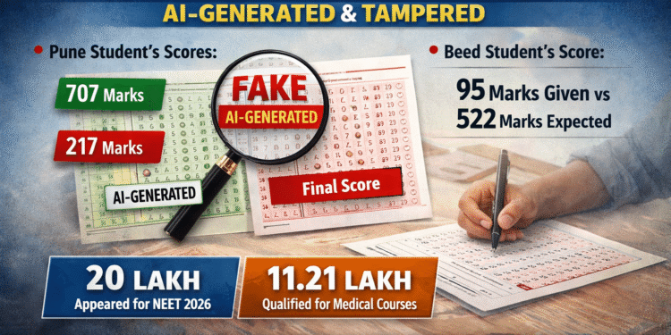 NEET OMR sheet irregularities