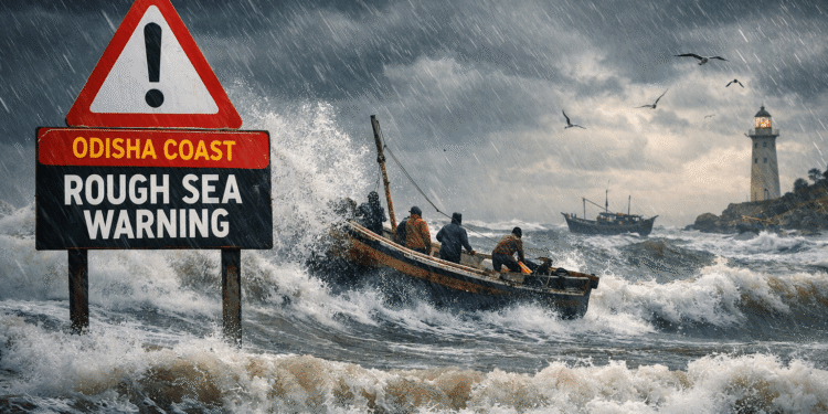 Odisha fishermen sea warning IMD