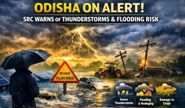 Odisha rainfall warning