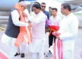Vice President CP Radhakrishnan Arrives in Bhubaneswar for One-Day Odisha Visit