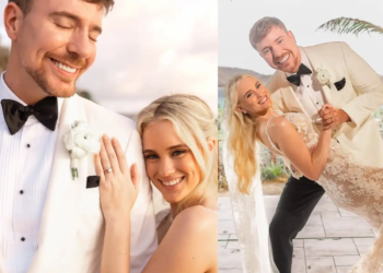 MrBeast Marries Longtime Partner Thea Booysen in Private Island Wedding, Shares First Photos