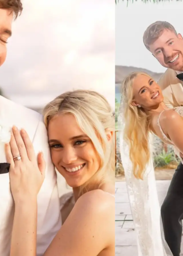 MrBeast Marries Longtime Partner Thea Booysen in Private Island Wedding, Shares First Photos