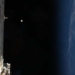 NASA astronaut full moon photo