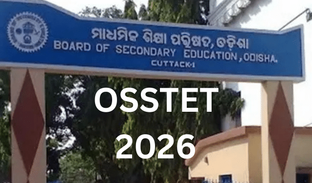 OSSTET 2026 exam date