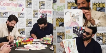 'Pookie girl dads': Ranbir Kapoor and Yash win hearts with adorable colouring challenge during Ramayana promotions at SDCC 2026