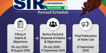 SIR-2026 Odisha revised schedule