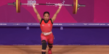 Mirabai Chanu CWG 2026 gold