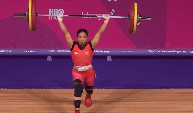 Mirabai Chanu CWG 2026 gold