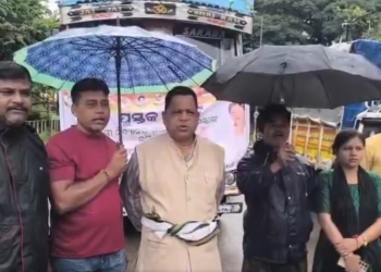 Nabarangpur textbook error protest