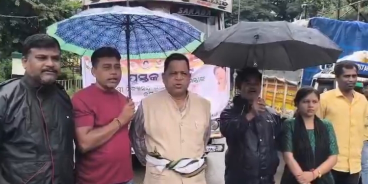 Nabarangpur textbook error protest