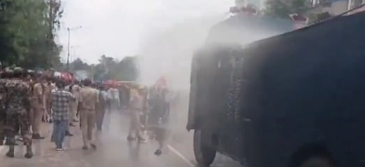 Patna NEET paper leak protest violence