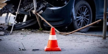Car hits bike