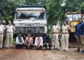 Rayagada forest raid illegal mining