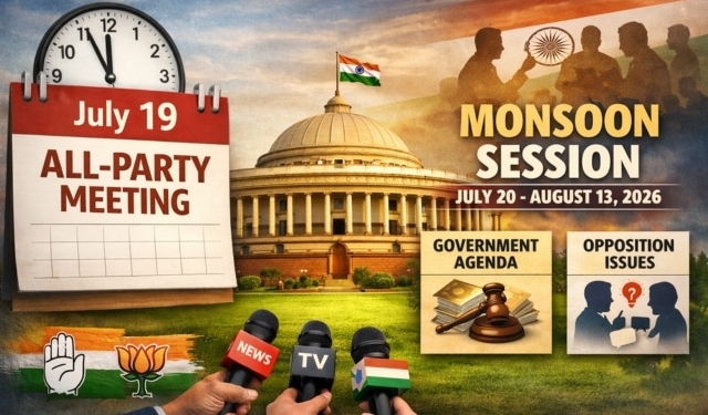 All‑party meeting Monsoon Session 2026
